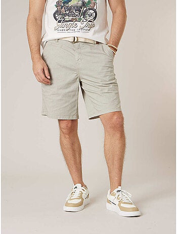 Bermuda régular homme en coton stretch 'Deeluxe'