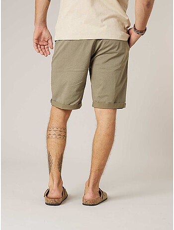 Bermuda régular homme en coton stretch 'Deeluxe'