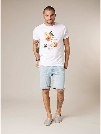 Bermuda regular homme en jean 'Deeluxe'