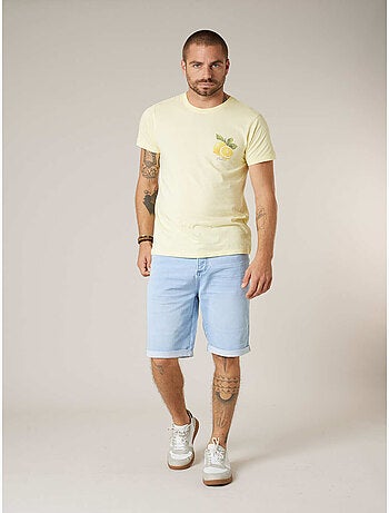 Bermuda regular homme en jean 'Deeluxe'