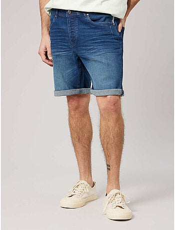 Bermuda regular homme en jean 'Deeluxe'