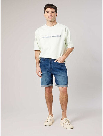 Bermuda regular homme en jean 'Deeluxe'