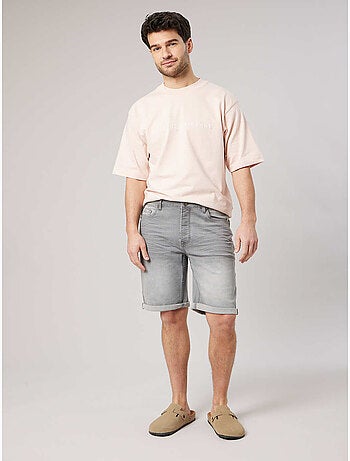 Bermuda regular homme en jean 'Deeluxe'