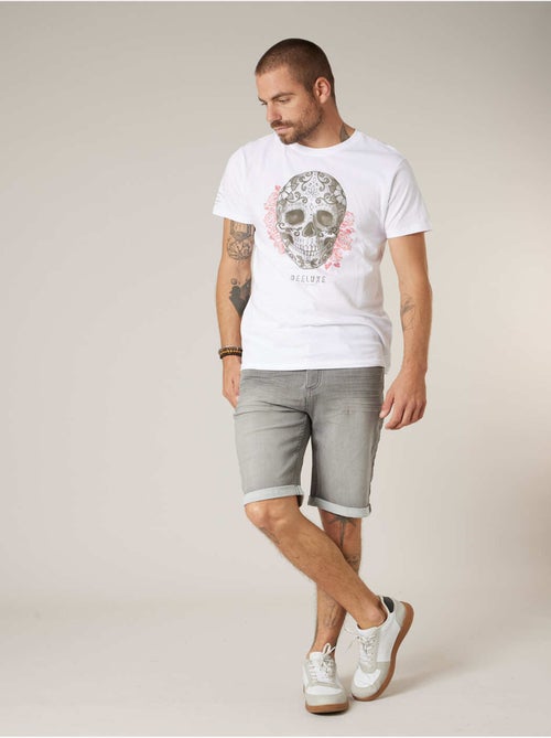Bermuda regular homme en jean 'Deeluxe' - Kiabi
