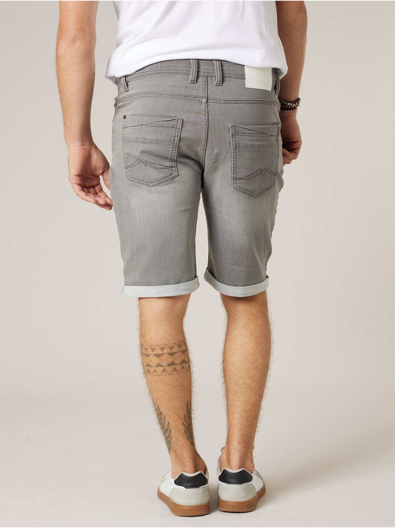 Bermuda regular homme en jean 'Deeluxe' Gris - Kiabi