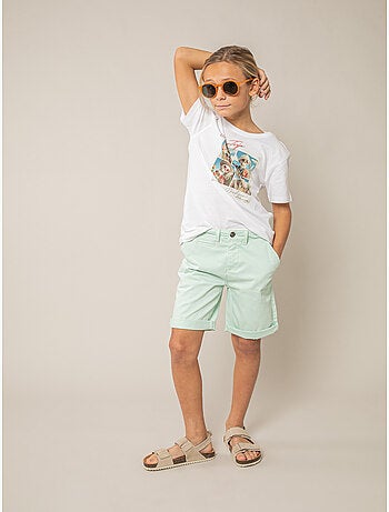 Bermuda régular homme en toile de coton 'Deeluxe'