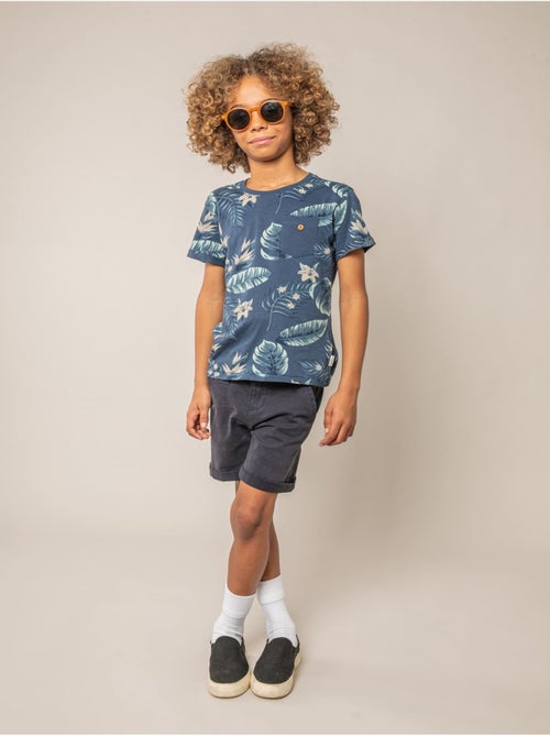 Bermuda régular homme en toile de coton 'Deeluxe' - Kiabi