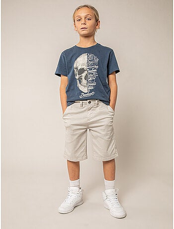 Bermuda régular homme en toile de coton 'Deeluxe'