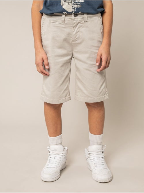 Bermuda régular homme en toile de coton 'Deeluxe' - Kiabi