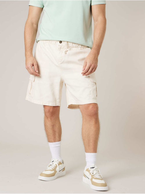 Bermuda relaxed homme en 100% coton 'Deeluxe' - Kiabi