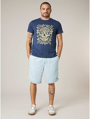Bermuda relaxed homme en 100% coton 'Deeluxe'