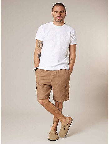 Bermuda relaxed homme en 100% coton 'Deeluxe'