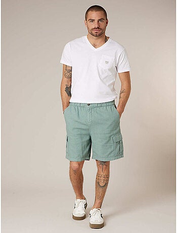 Bermuda relaxed homme en 100% coton 'Deeluxe'