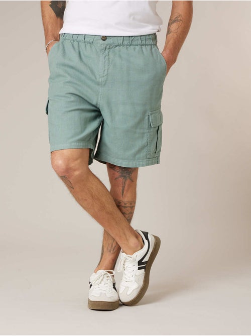 Bermuda relaxed homme en 100% coton 'Deeluxe' - Kiabi