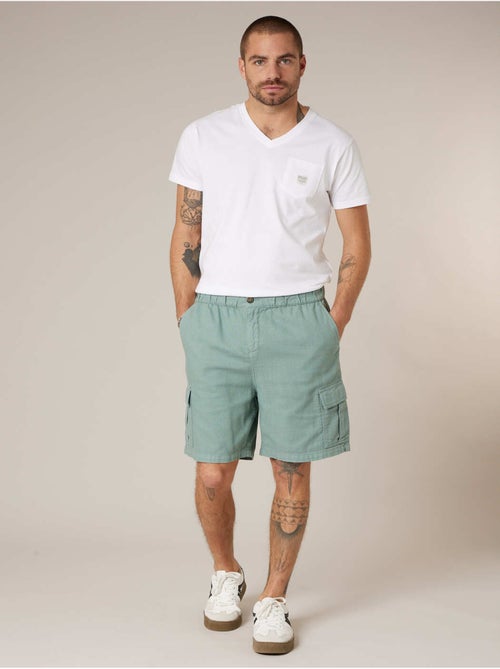 Bermuda relaxed homme en 100% coton 'Deeluxe' - Kiabi