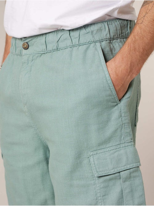 Bermuda relaxed homme en 100% coton 'Deeluxe' - Kiabi