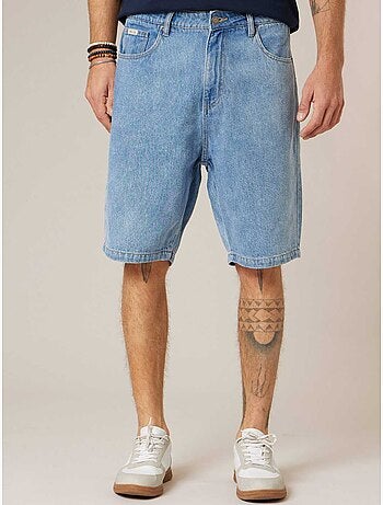 Bermuda relaxed homme en jean 'Deeluxe'