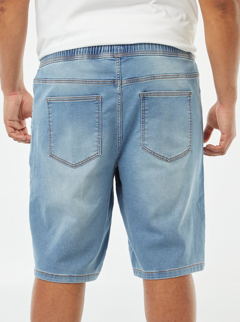Bermuda slim en denim stretch Triple stone - Kiabi