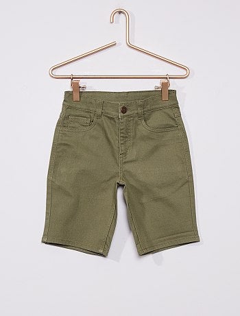 Bermuda slim en twill