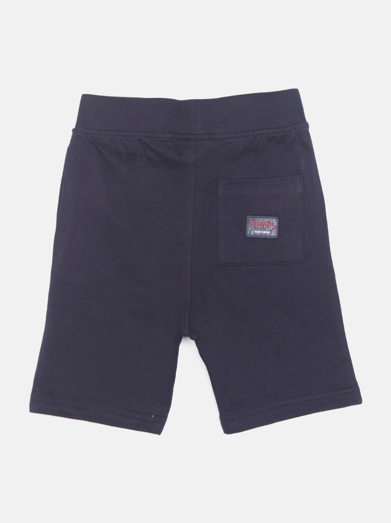 Bermuda taille élastique - Redskins Bleu foncé - Kiabi