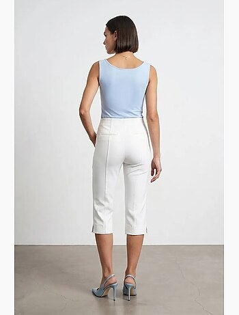 Bermuda taille haute coupe cigarette dilvin