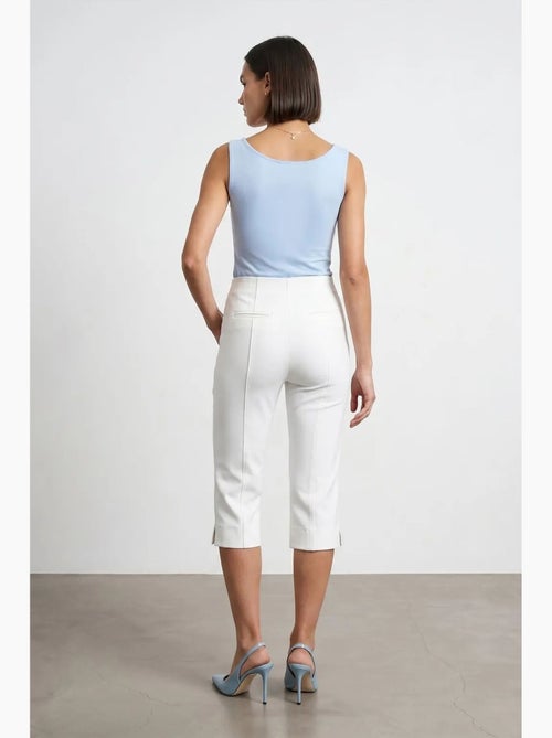 Bermuda taille haute coupe cigarette dilvin - Kiabi Bermuda taille haute coupe cigarette dilvin - Kiabi