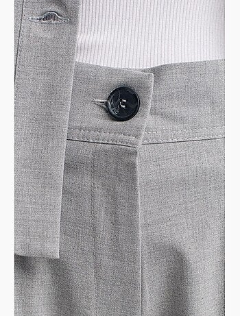 Bermuda taille haute coupe droite dilvin