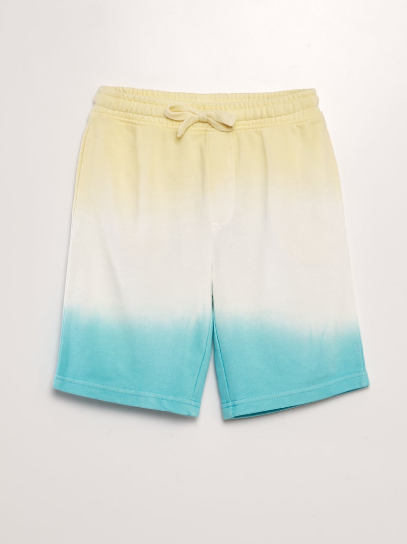 Bermuda tie and dye Jaune - Kiabi