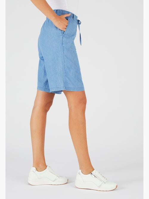 Bermuda tissu chambray - Damart - Kiabi