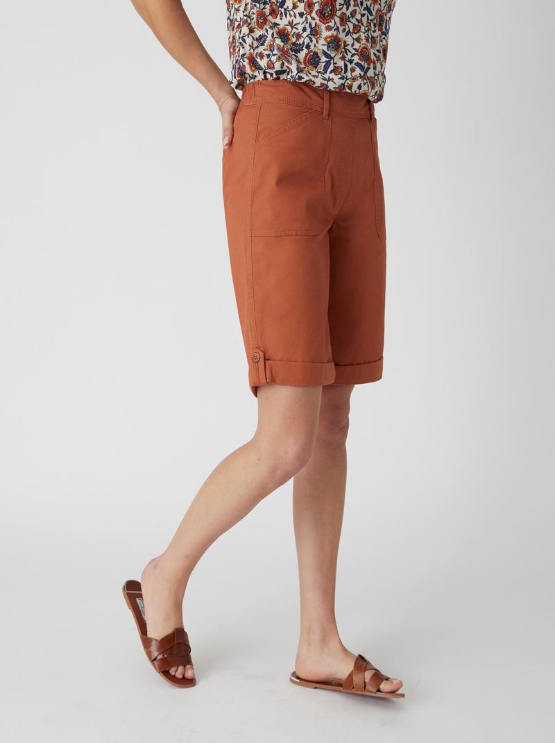 Bermuda transformable - Damart Marron caramel - Kiabi
