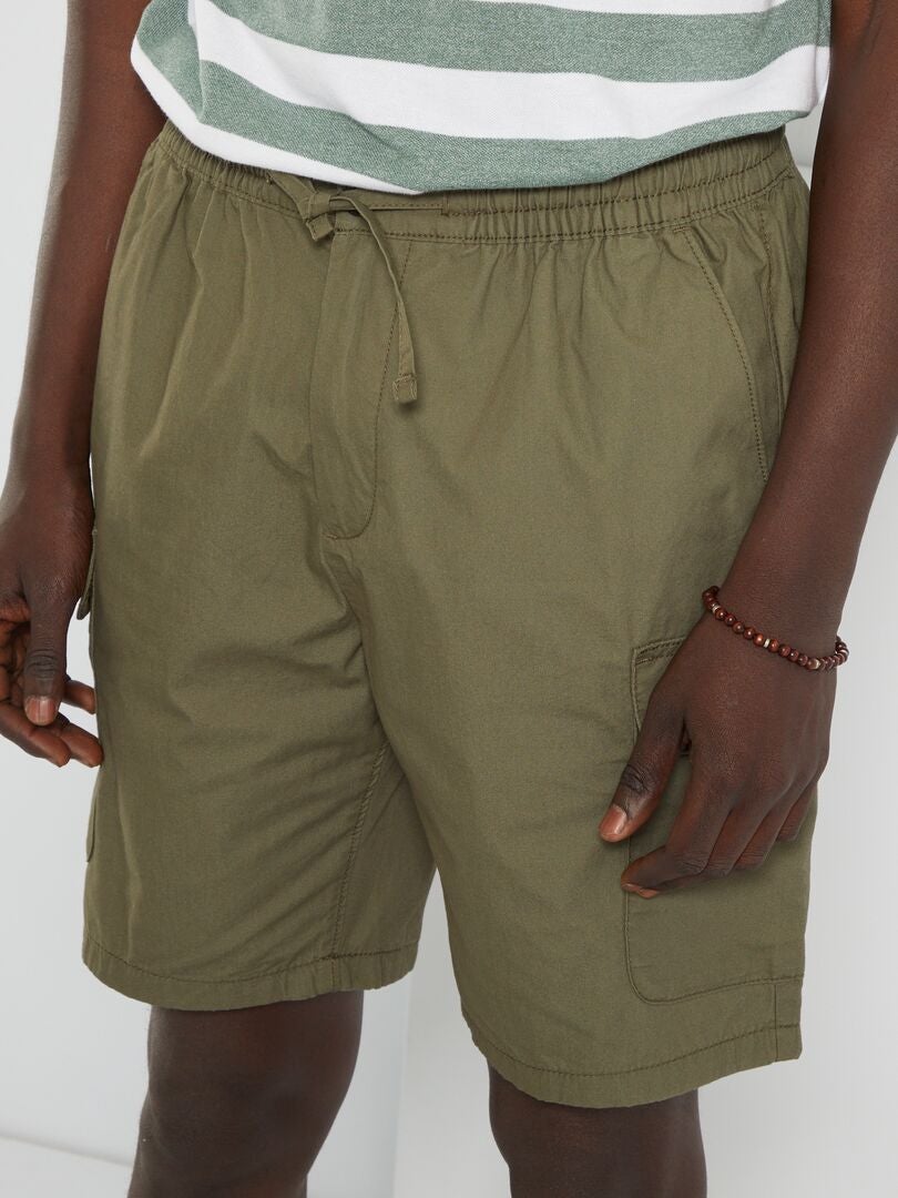 Short Cargo Pour Femme Pretty Attitude - Taille élastique, Uni, Tailles 38 à 48 - 12