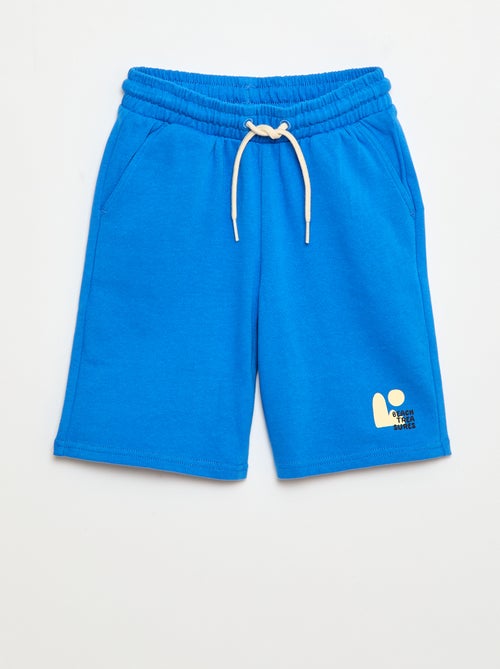 Bermuda uni en coton - Kiabi