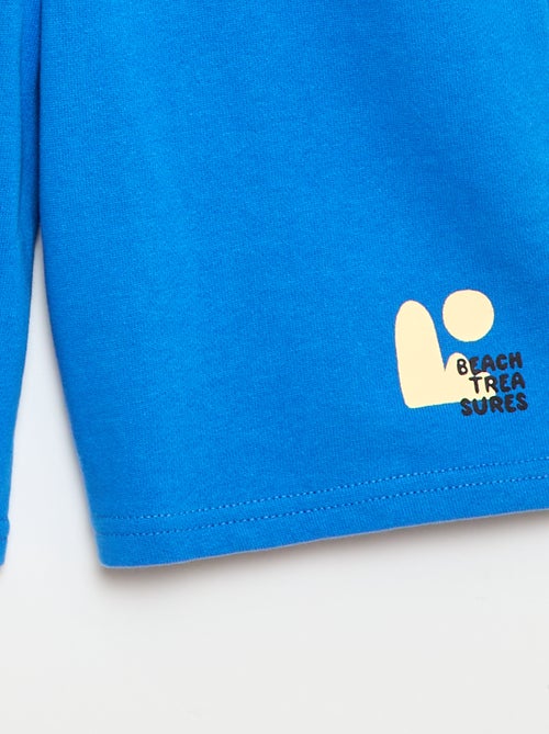 Bermuda uni en coton - Kiabi