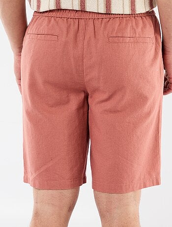Bermuda en lin mélangé