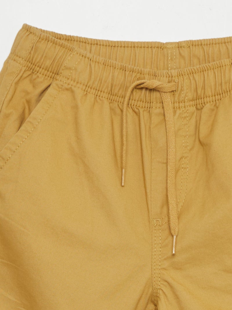 Bermuda uni Jaune - Kiabi