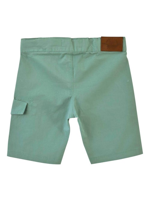 BERMUDA VERT CELADON CHARLIN - Kiabi