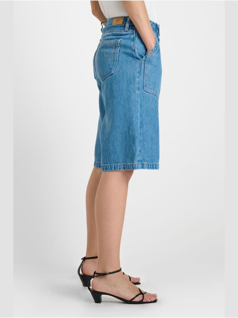 Bermuda VITO 'Le Temps Des Cerises' Bleu - Kiabi