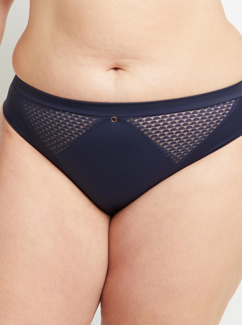Bernadette culotte microfibre Bleu marine - Kiabi