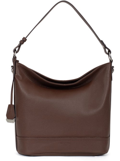 Besace  a4  cuir confort hexagona - Kiabi