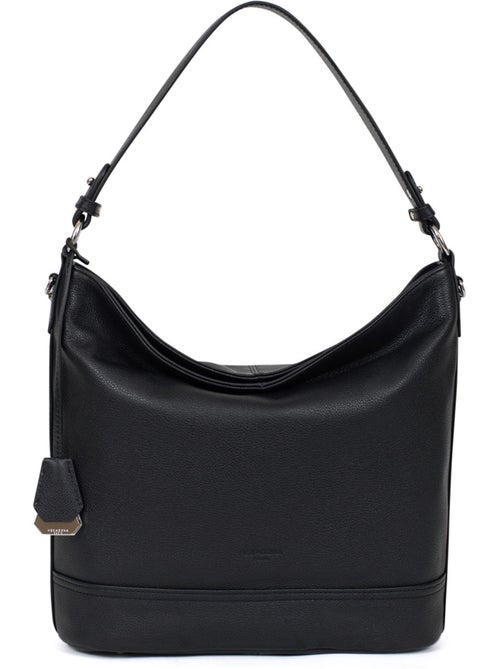 Besace  a4  cuir confort hexagona - Kiabi