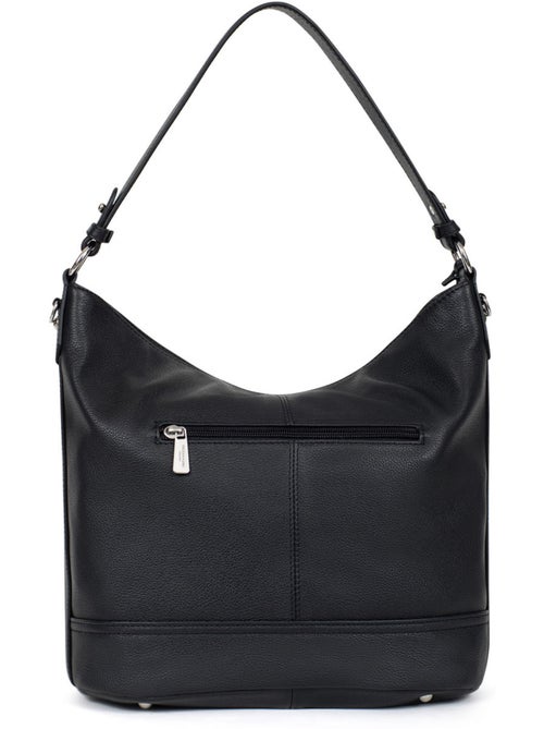 Besace  a4  cuir confort hexagona - Kiabi