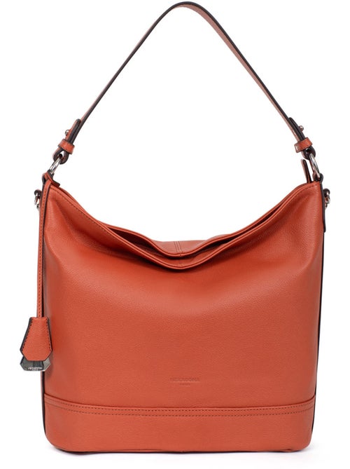 Besace  a4  cuir confort hexagona - Kiabi