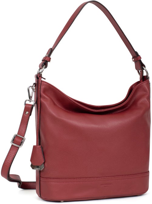 Besace  a4  cuir confort hexagona - Kiabi