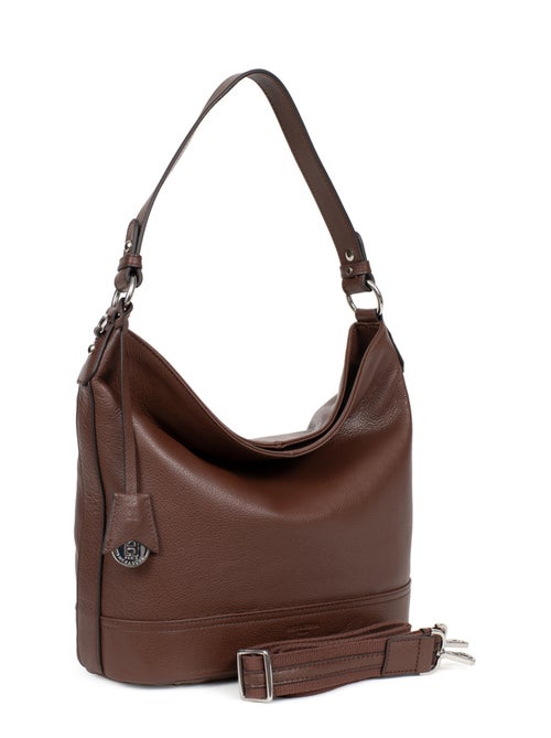 Besace  A4  Cuir CONFORT - Kiabi