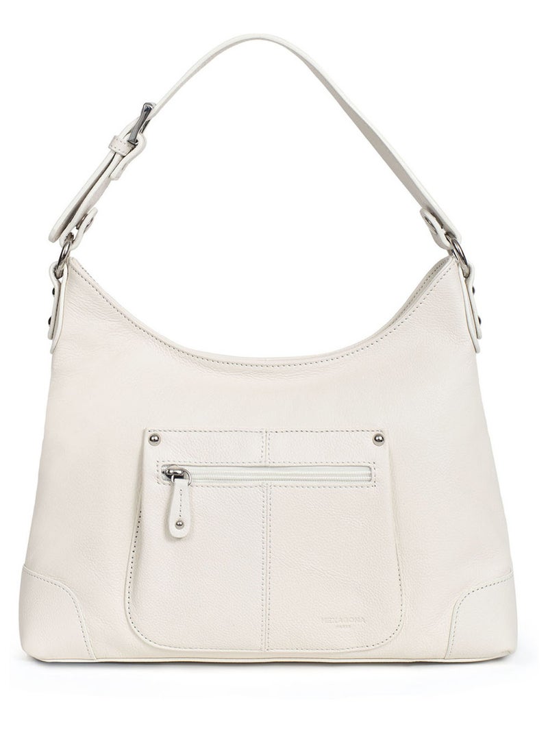 Besace  Cuir CONFORT Blanc - Kiabi