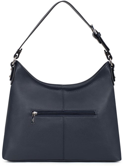 Besace  cuir confort hexagona - Kiabi
