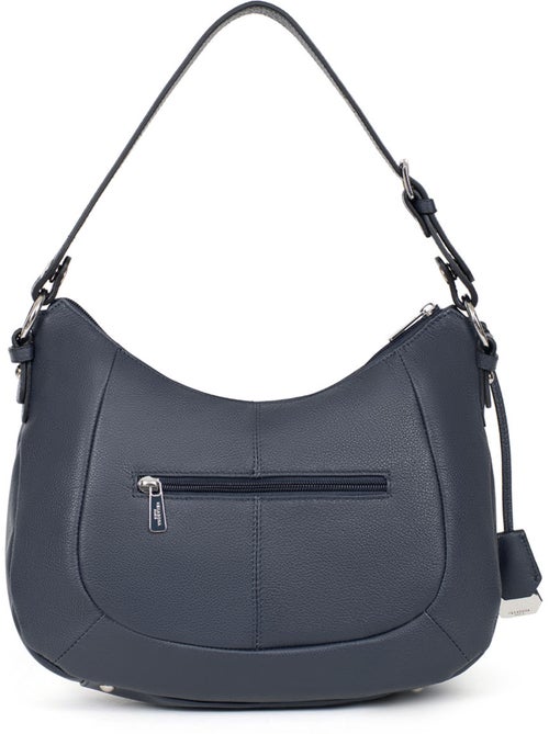Besace  cuir confort hexagona - Kiabi