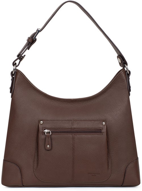 Besace  cuir confort hexagona - Kiabi