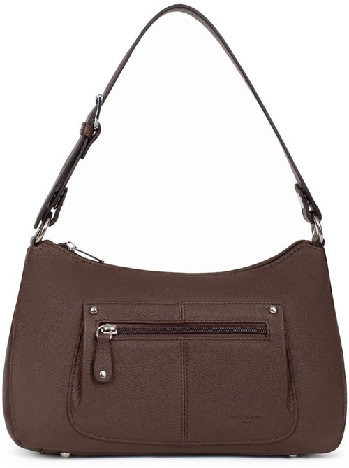 Besace  cuir confort hexagona - Kiabi