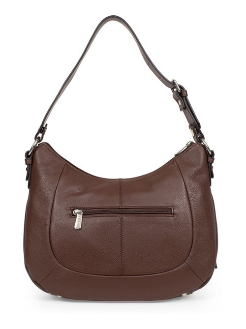 Besace  cuir confort hexagona - Kiabi